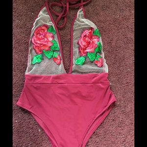 Rose bodysuit